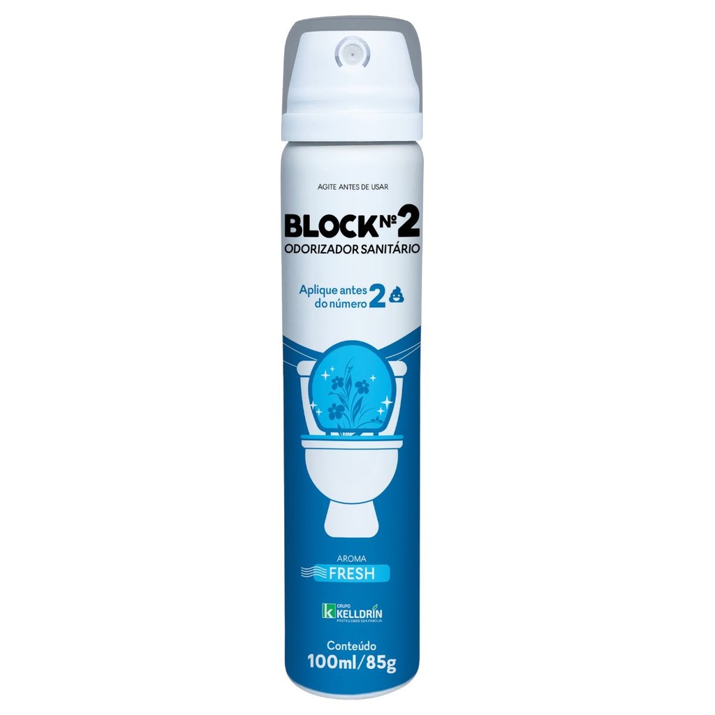 Bloqueador Odorizador Neutralizador Sanitário Block Nº2 Fresh 100ml