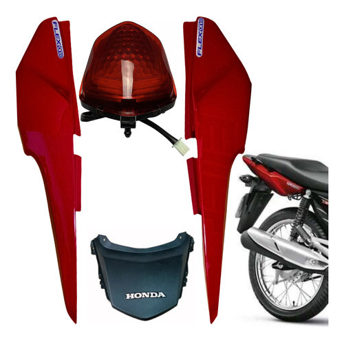 Rabeta Completa + Lanterna Traseira Cg 160 125 Fan Start 2014 A 2024 Cg 150 Titan Fan 2014 2015