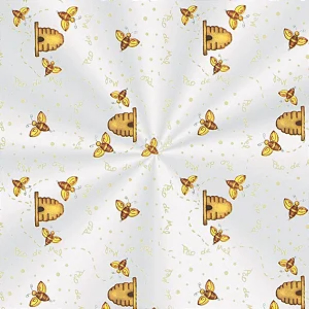 Saco Decorado Doce Mel - 10x14cm - 100 unidades - Cromus - Rizzo Embalagens em Oferta na Shopee