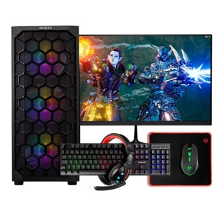 PC Gamer Completo Mancer, AMD RYZEN 5 5600GT, 16GB DDR4, SSD 480GB, Combo de Periféricos, Monitor 21 em Oferta na Shopee