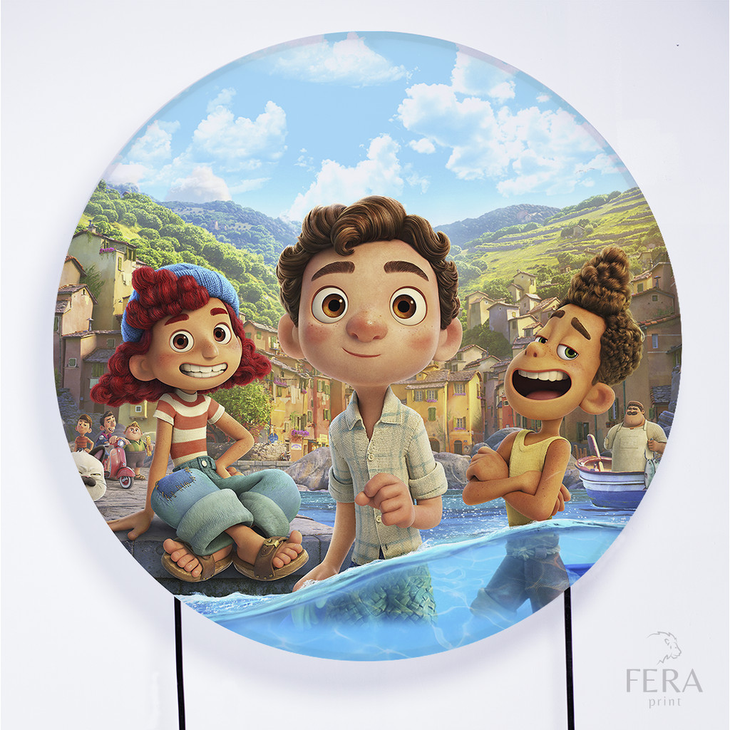 Painel Decorativo para Festa 1,50x1,50 metros Vesti Fácil com Elástico Luca - Fera Print
