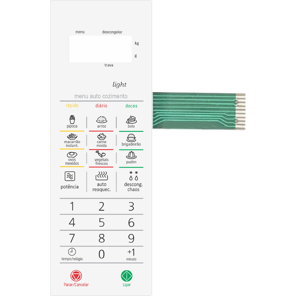 Membrana Teclado Microondas PANASSONIC NNST 369