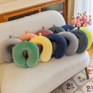 Almofada de Pescoço Viagem Travesseiro Infantil e Adulto Super Confortável com Botão em Oferta na Shopee