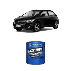 TINTA AUTOMOTIVA POLIESTER PRETO GLOBAL LISA 1984/2015 GM 900ML LAZZUDUR
