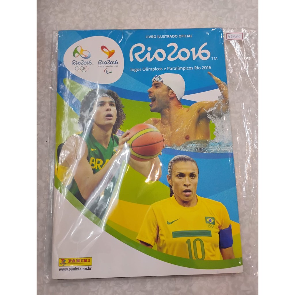 Álbum de figurinhas olimpíadas rio 2016 completo não colado