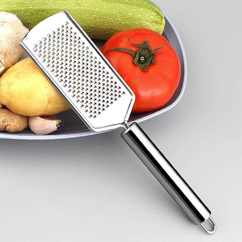OFERTA Ralador Fino De Aço Inox Multifuncional Para Queijo e Legumes Cozinha Fino 24cm x 5,5cm