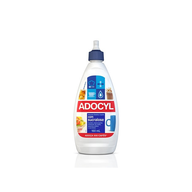 Adoçante Adocyl Sucralose Liquido 160ml em Oferta na Shopee