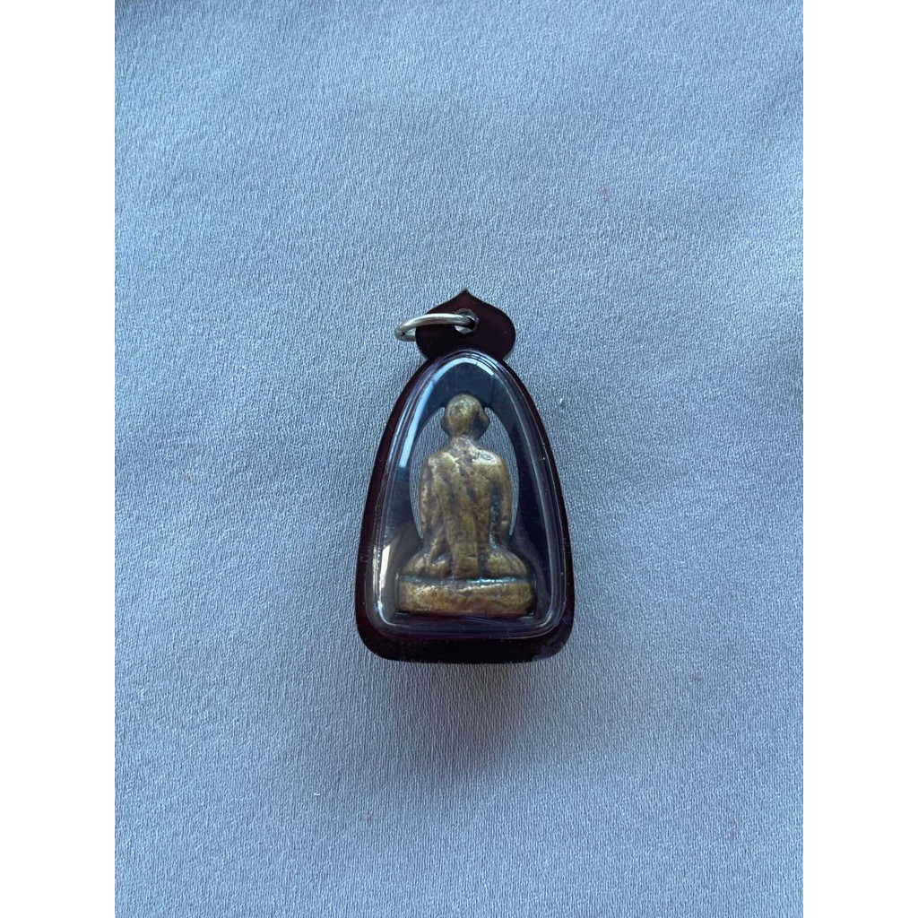 รูปสินค้า รูปเหมือนหลวงพ่อเดิม วัดหนองโพ เนื้อทองผสม ปี 2482 กรอบกันน้ำ