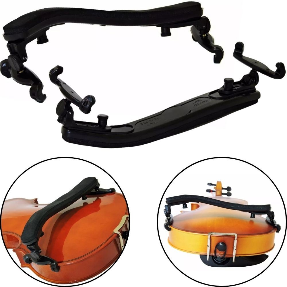 Espaleira Ombreira para Violino 3/4 e 4/4 Regulável Anatômica Reforçada Confortável