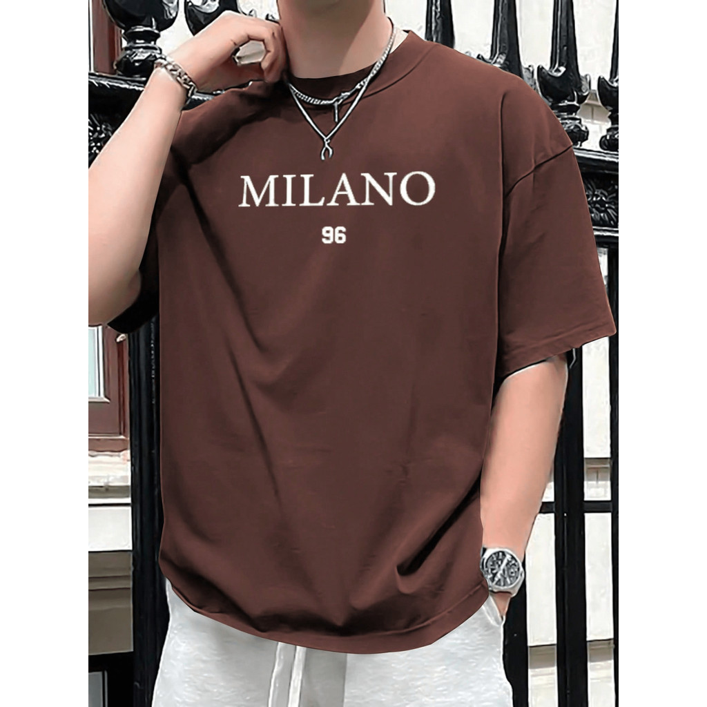 Camiseta Casual Masculina MILANO Estampadas Manga Curta Verão