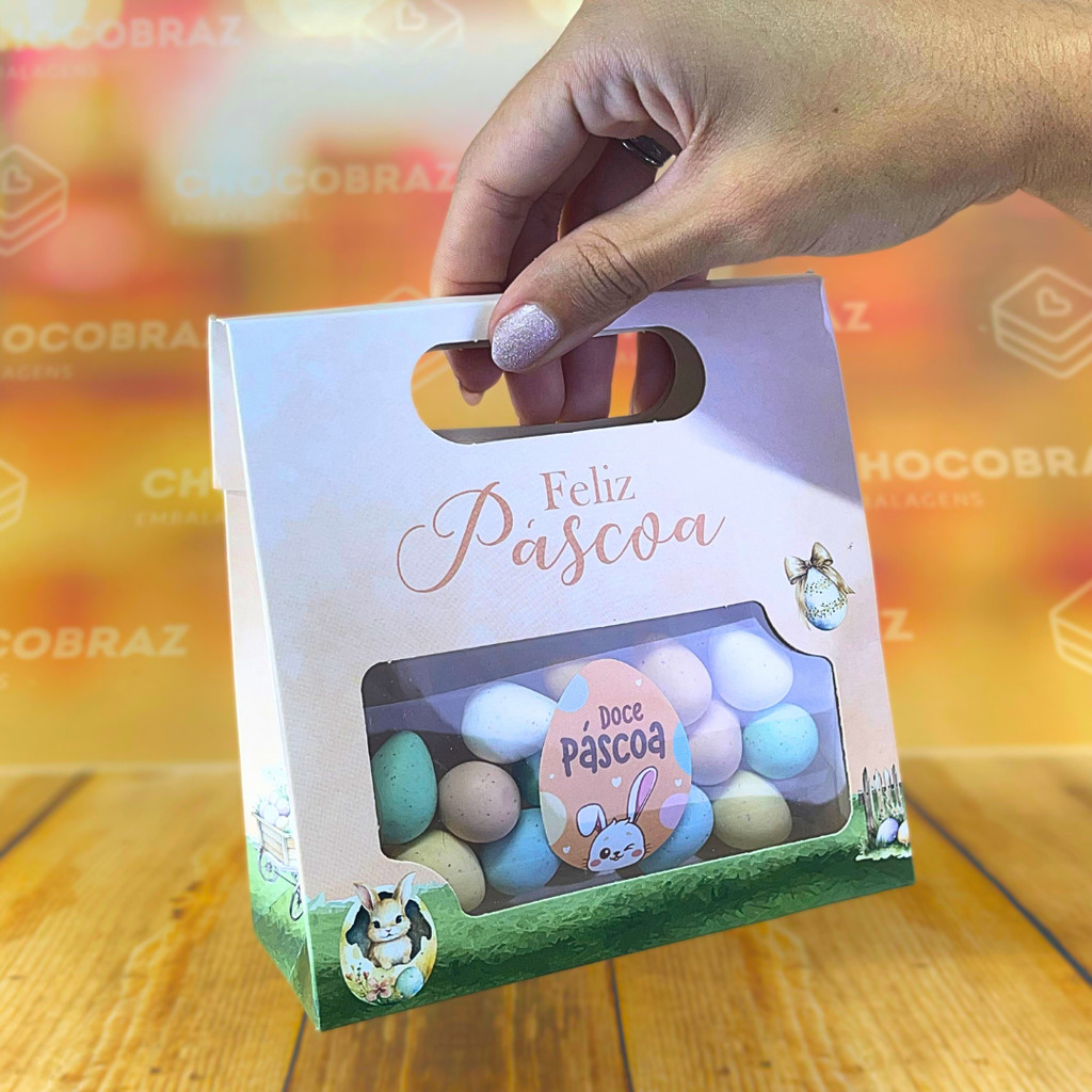 10 SACOS C/ ALCA E VISOR PRACTICE - COELHINHO ENCANTADO 5387 (PASCOA IDEIA OUTLET) em Oferta na Shopee