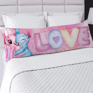 FRONHA E TRAVESSEIRO DE CORPO XUXÃO REFIL ENCHIMENTO DE SILICONE 1.25X0.45CM STITCH LOVE em Oferta na Shopee