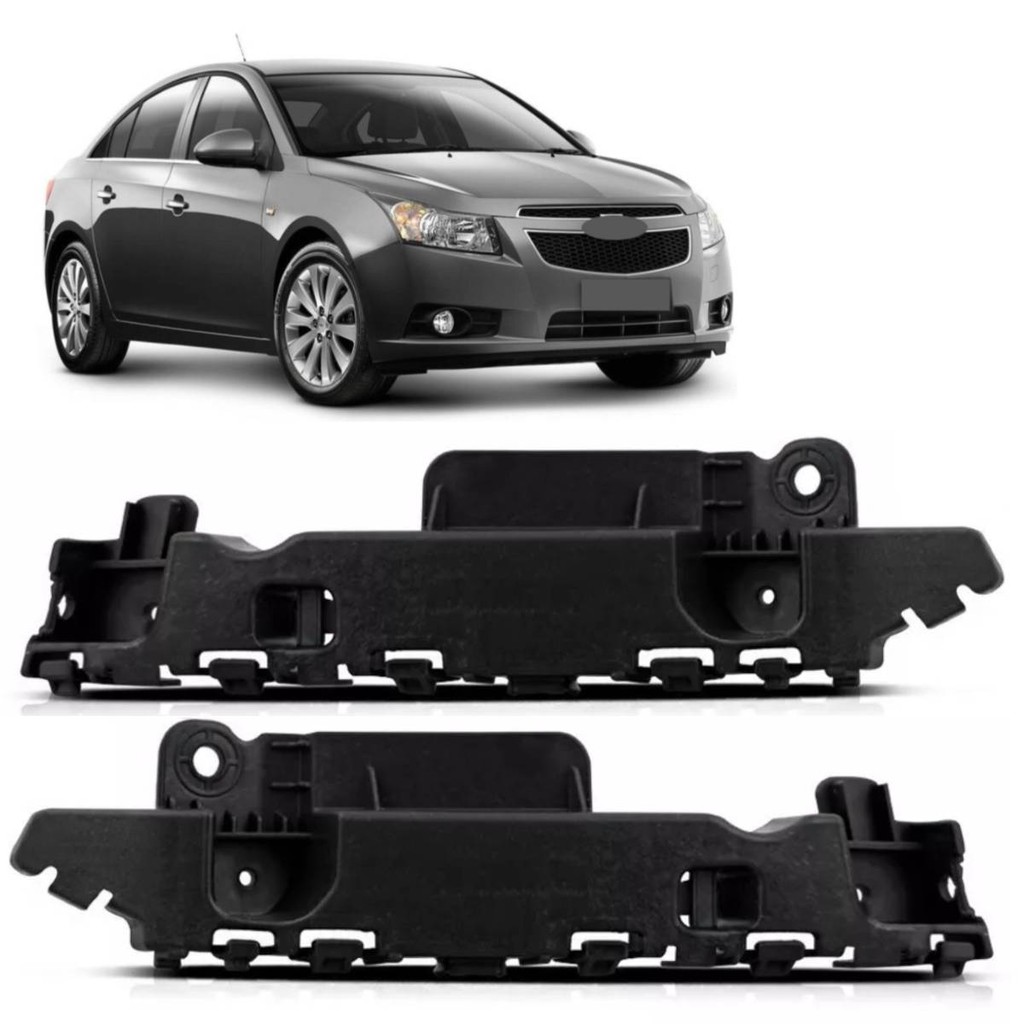 Par Guia Suporte Parachoque Dianteiro Cruze 2012 2013 2014 2015 2016