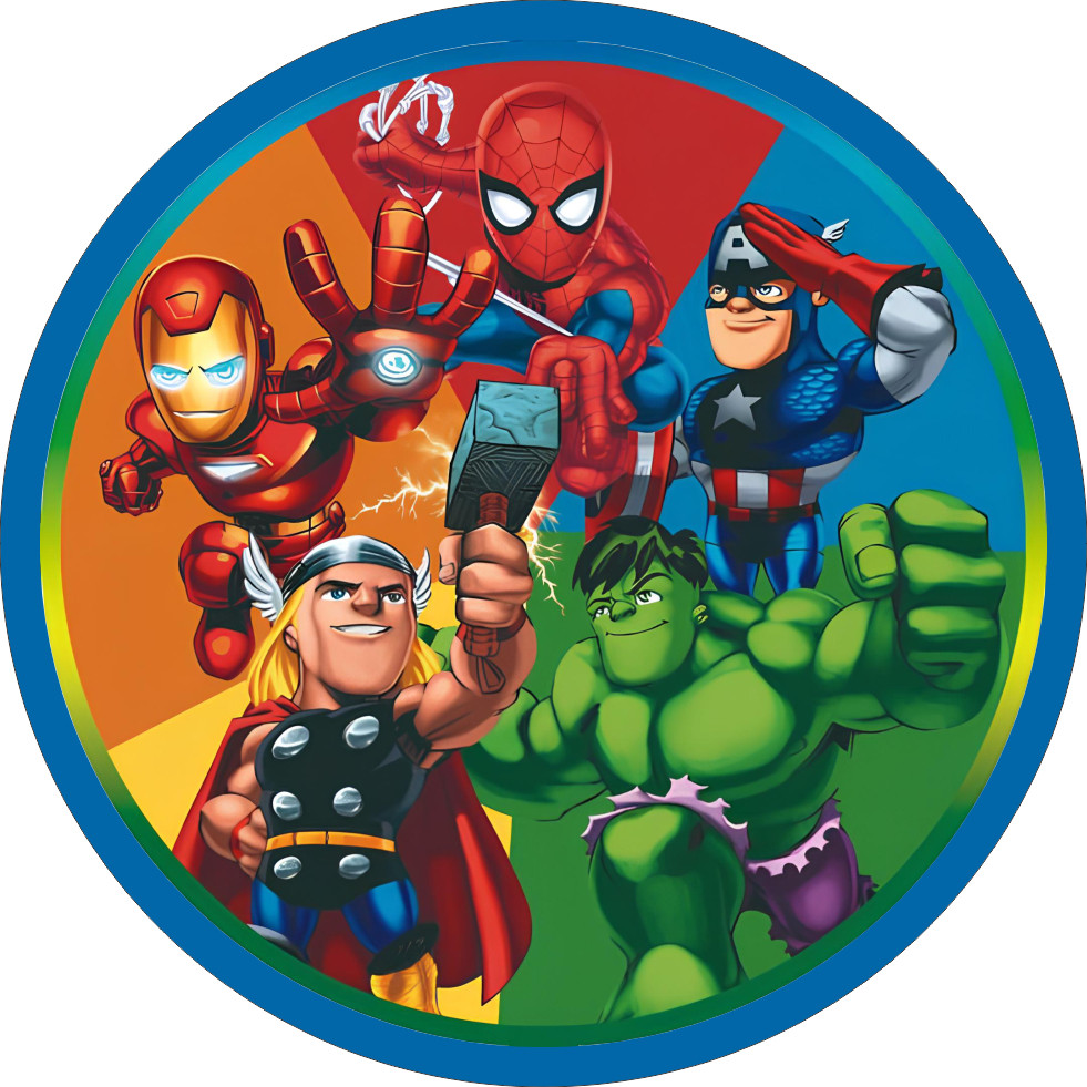 Capa Para Painel Heróis Vingadores Hulk Thor Homem aranha Festa Tecido Sublimado 1,50x1,50m e 50x50cm Vários Modelos em Oferta na Shopee