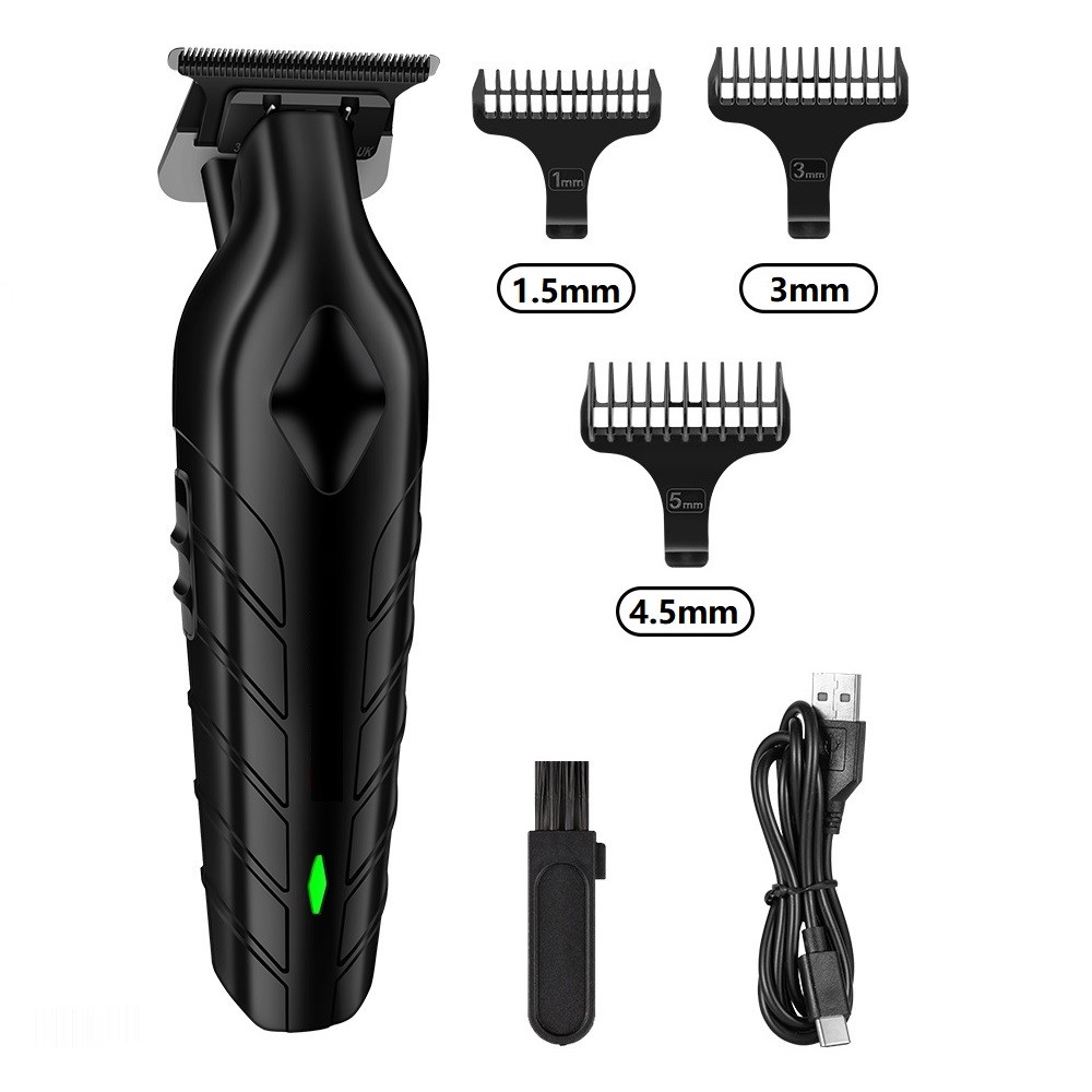 Aparador De Barba Kit De Máquina De Cortar Cabelo Recarregável Aparador De Pelos E Cortador De Cabelo À Prova D'Água-M