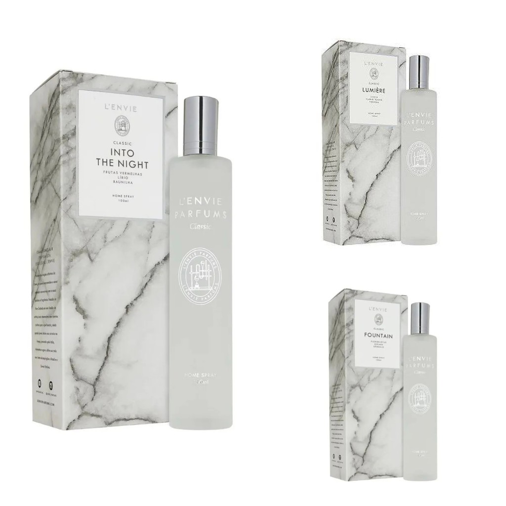 Home Spray Classic Lenvie 100ml - Escolha O Aroma