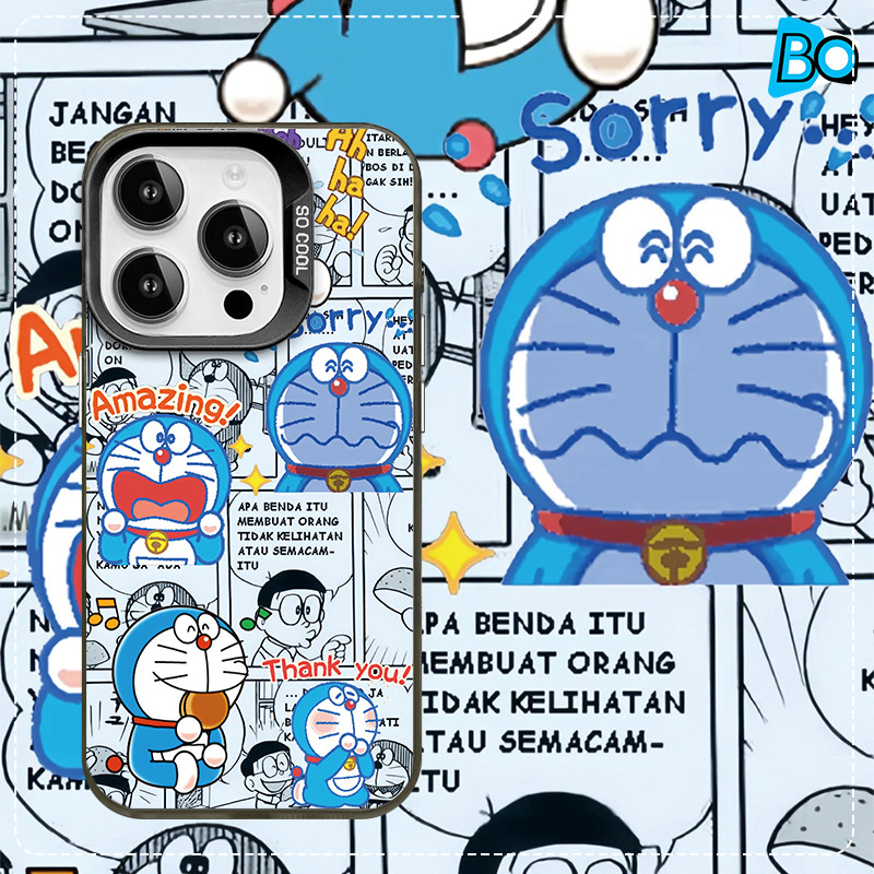 Adequado Para Todos Os Tipos De Capas De Telefone Apple Com Capa iPhone 13 14 15 16/16 Pro/MAX Anime Nobita Dora