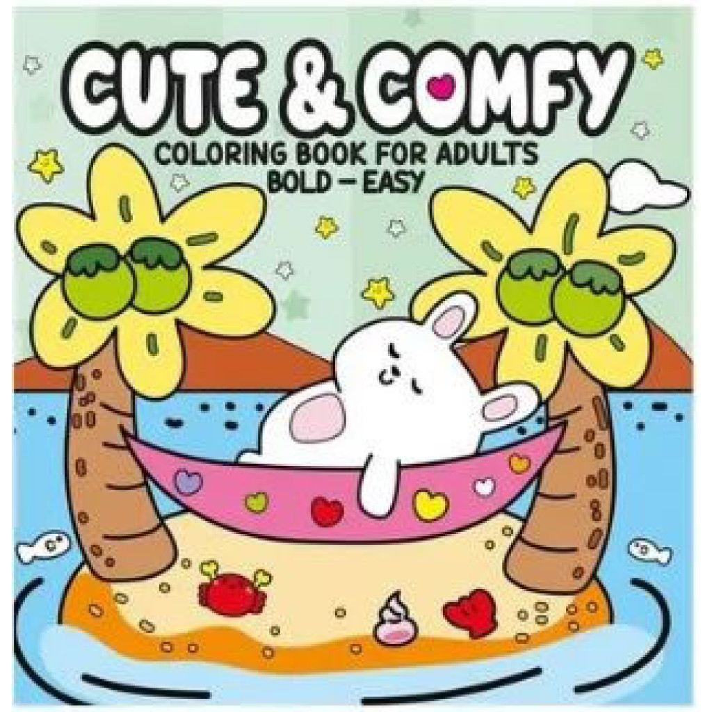 CUTE & COMFY COLORING BOOK FOR ADULTS   LIVRO DE COLORIR em Oferta na Shopee