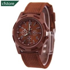 CFE Relógio Masculino De Quartzo Com Pulseira De Lona De Nylon De Pulso Esportivo Casual