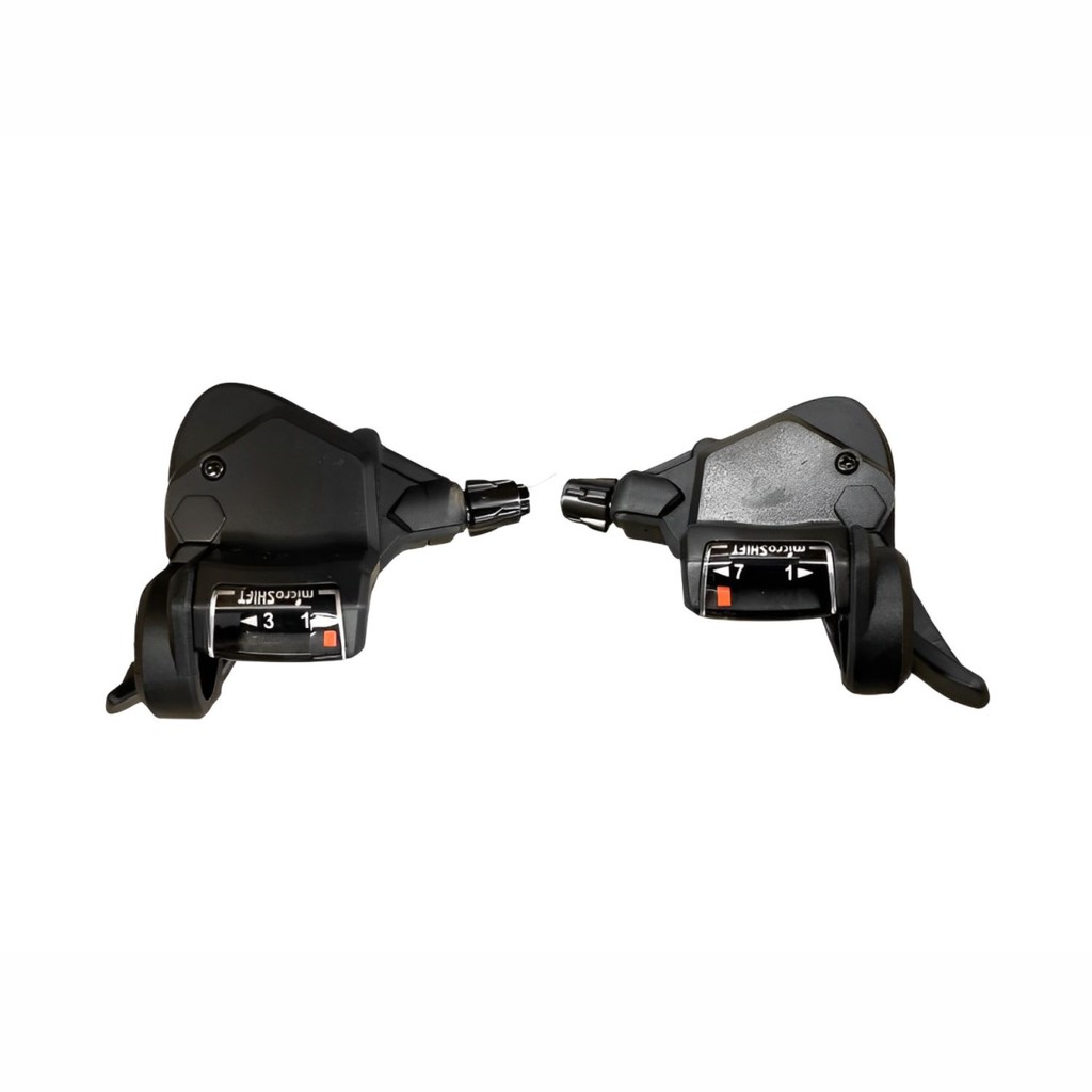Par Alavanca de Câmbio Microshift TS38-7 21V Trocador Passador MTB Speed