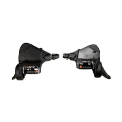 Par Alavanca de Câmbio Microshift TS38-7 21V Trocador Passador MTB Speed