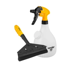 Kit Limpeza Automotiva Vonder Vidros e Para-brisa Pulverizador Manual 750ml + Rodo Dupla Face