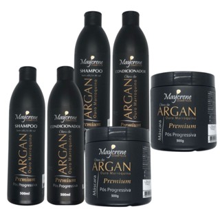 Kit 6 Argan Premium Pós Progressiva Maycrene Pronta Entrega em Oferta na Shopee