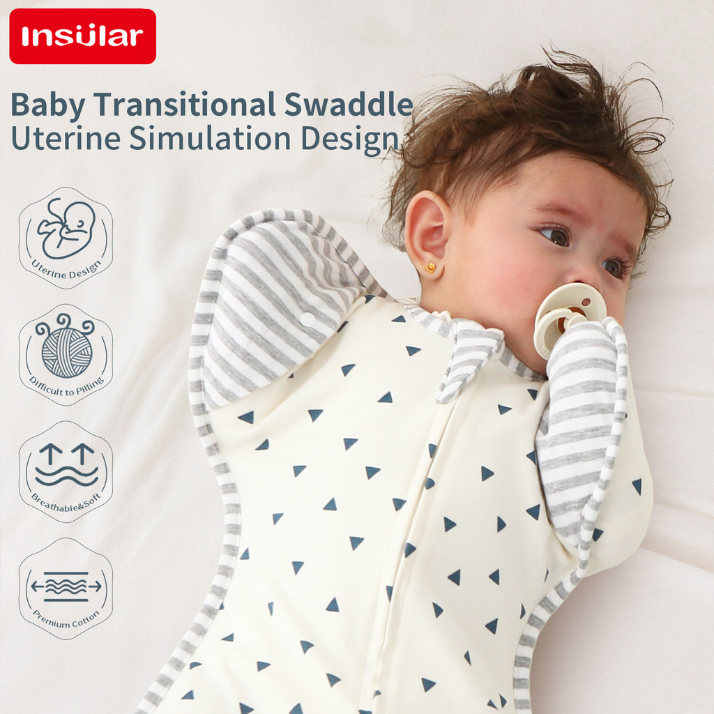 Insular 100 % Algodão Puro Bebê Swaddle Cobertor Saco De Dormir Para Todas As Estações