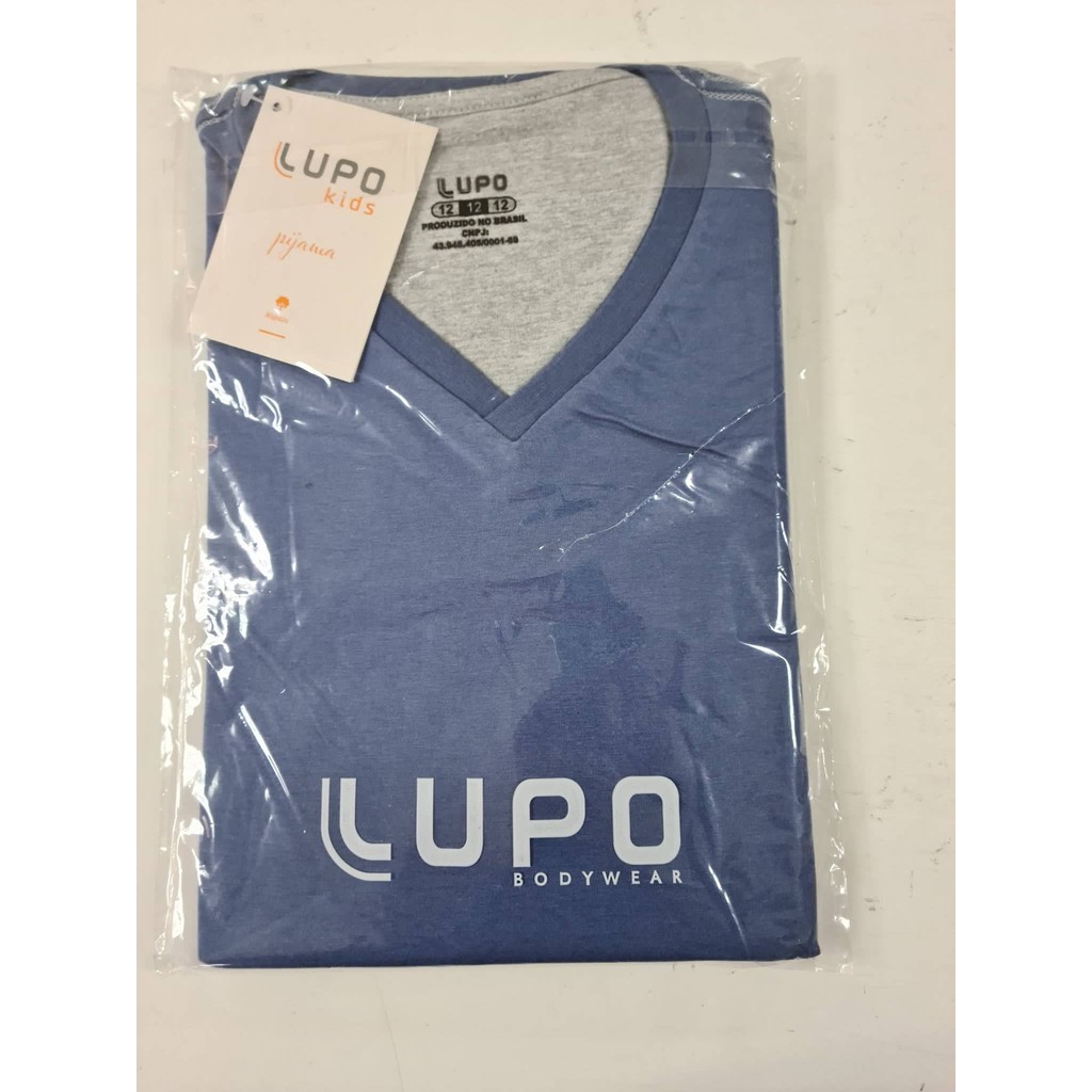 Pijama Curto com Shorts Juvenil Algodão Lupo 20000-002.