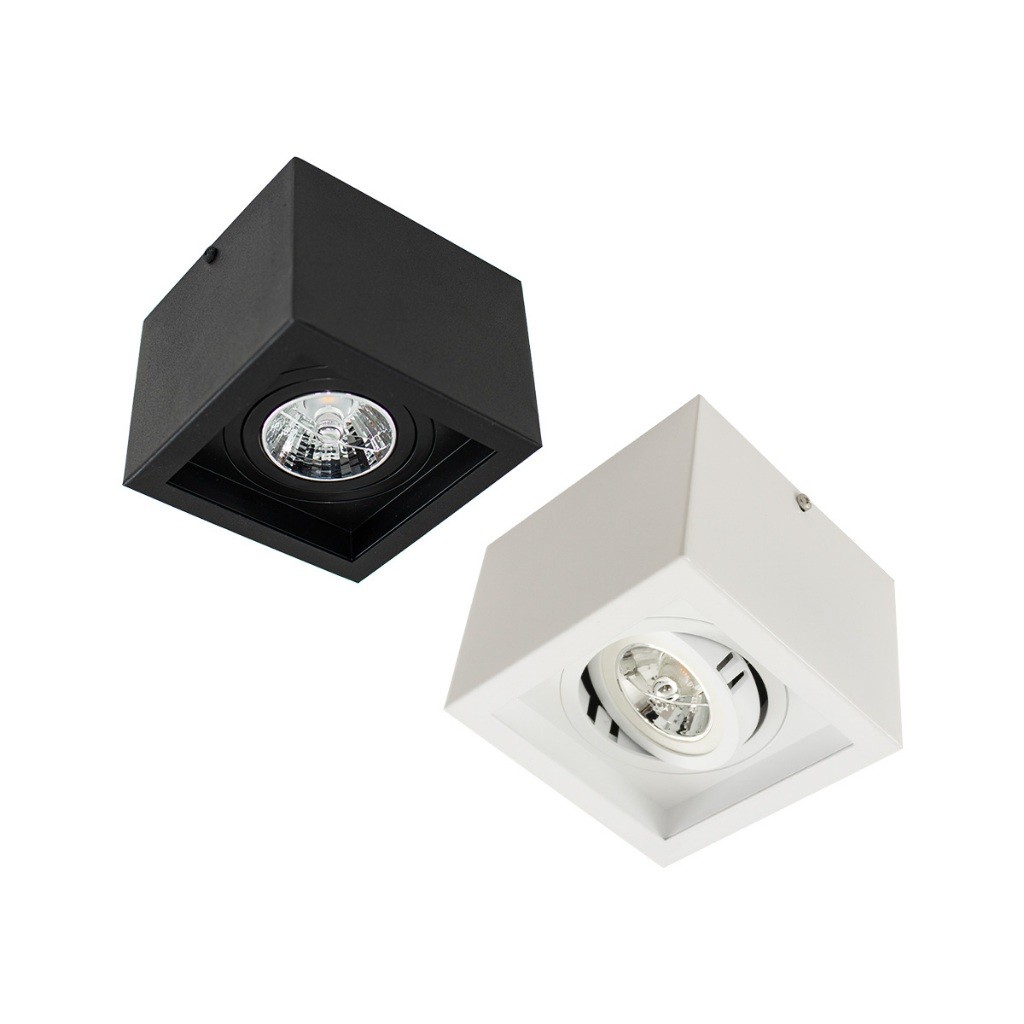 Plafon Spot Sobrepor Box + Led Ar70 7w Starlumen St2761