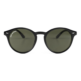 Óculos de Sol Redondo Preto Clássico Lincoln Green Black SG