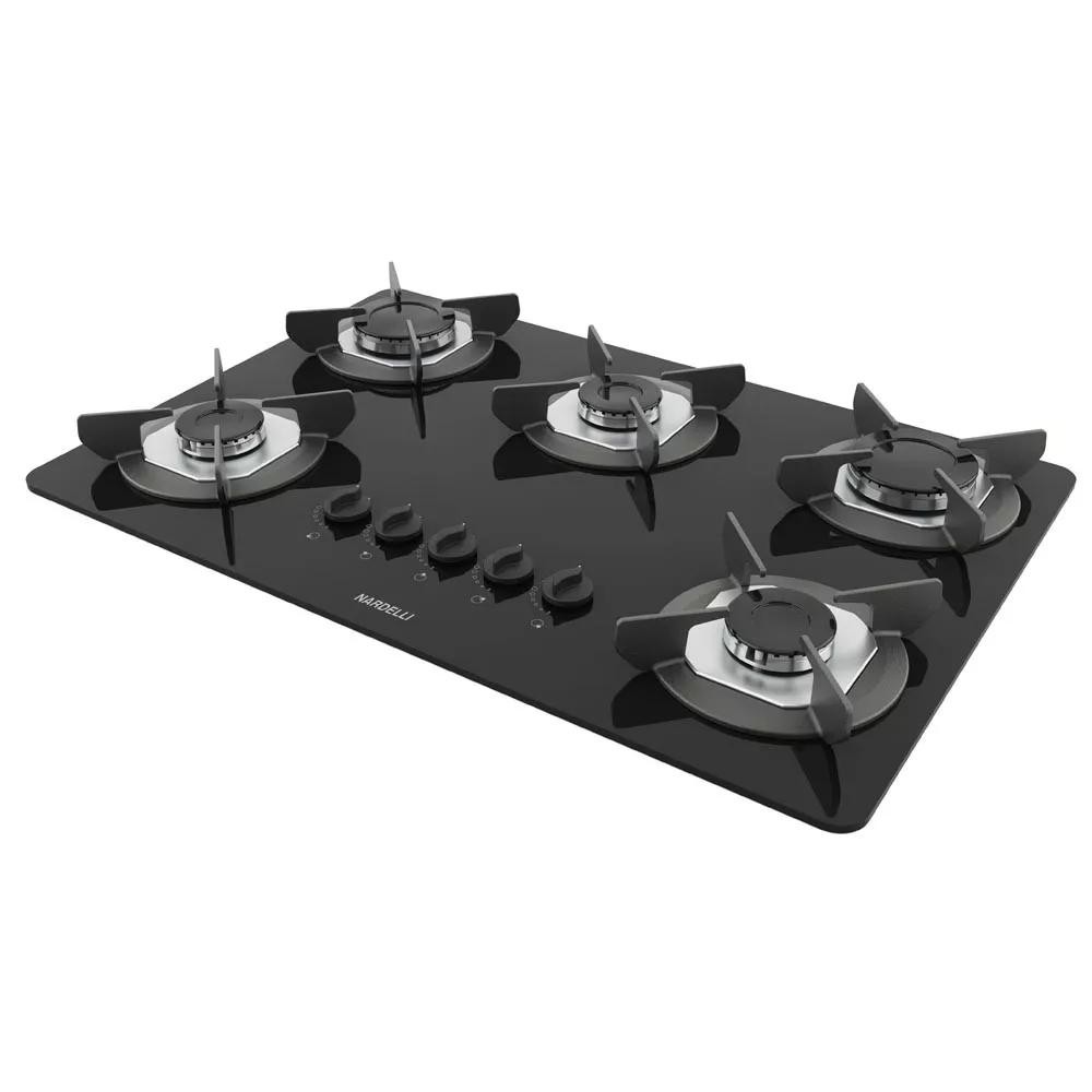 Cooktop a Gás 5 Bocas Nardelli Safe Ferro Fundido Bivolt em Oferta na Shopee