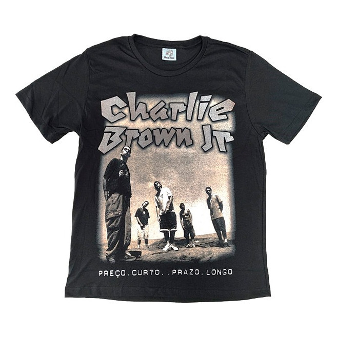 Camiseta - Charlie Brown Jr. - Preço Curto, Prazo Longo TrendBox Mania