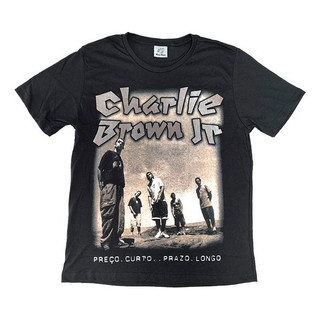 Camiseta - Charlie Brown Jr. - Preço Curto, Prazo Longo TrendBox Mania