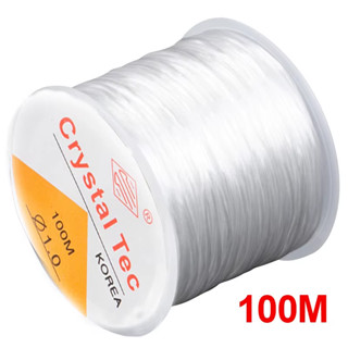 Forte Elástico Cristal Miçangas Fio Jóias Fazendo Colar Pulseira diy contas Silicone Estica espessura 0.7mm/ 0.8mm/1mm em Oferta na Shopee