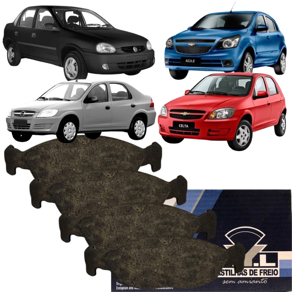 Pastilha De Freio Dianteiro Syl Chevrolet Agile Corsa, Celta em Oferta na Shopee