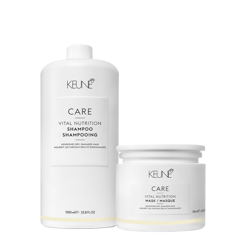 Kit Keune Care Vital Nutrition Shampoo e Máscara (2 produtos) em Oferta na Shopee