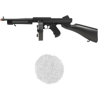 Kit Rifle Airsoft Elétrico Full Auto Thompson M811 6mm Preta - Double Eagle + 2000 Esferas 0.12g em Oferta na Shopee