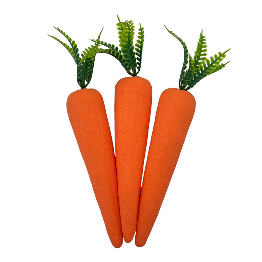 Cenoura Decorativa - 13cm - 3 unidades - Rizzo em Oferta na Shopee