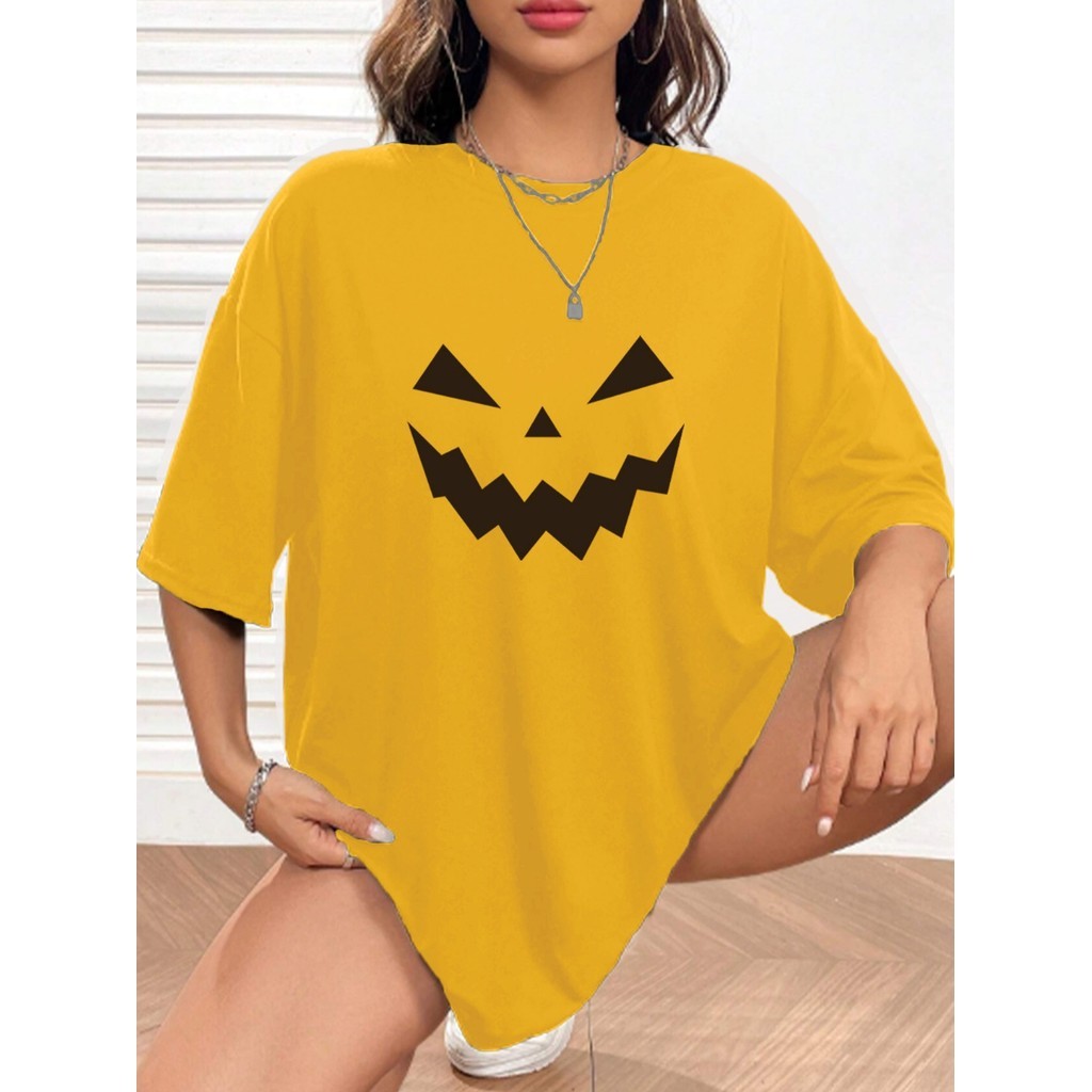 Camiseta Feminina Oversized Estilosa Estilo Skatista Manga Curta Larga Blusa Unissex Aesthetic