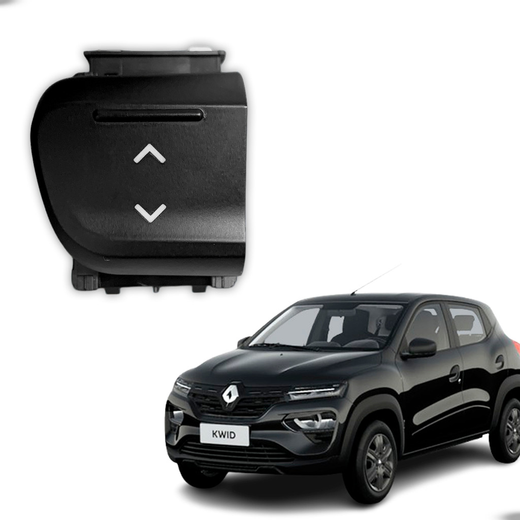 Comando de Vidro Elétrico Renault KWID 2017-2024 1 Botão LED Branco Lado Direito Autopeças Design e Funcionalidade