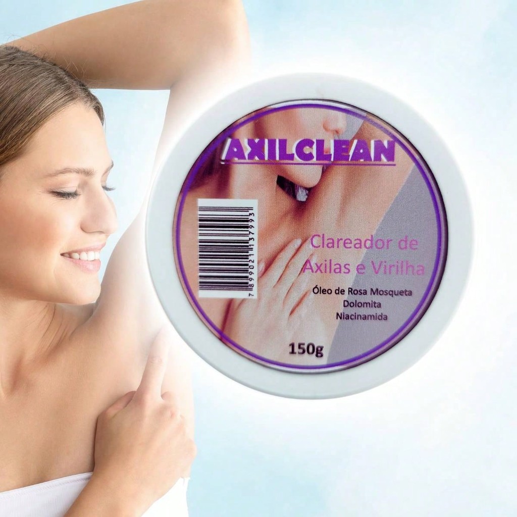 Creme Super Clareador Axilclean Clareamento Corporal Clareadora/Axilas/Pernas/Virilhas