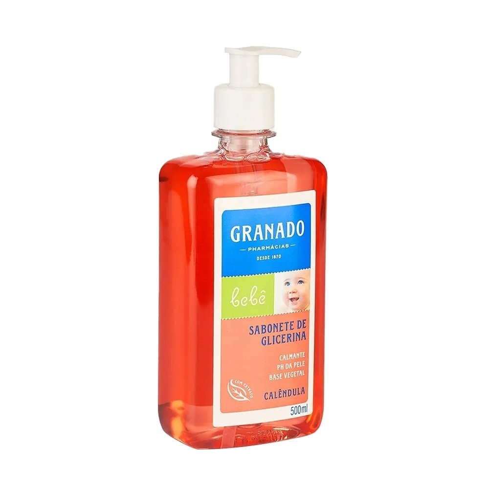 Sabonete Líquido Granado | Glicerina Bebê Calêndula 500ml