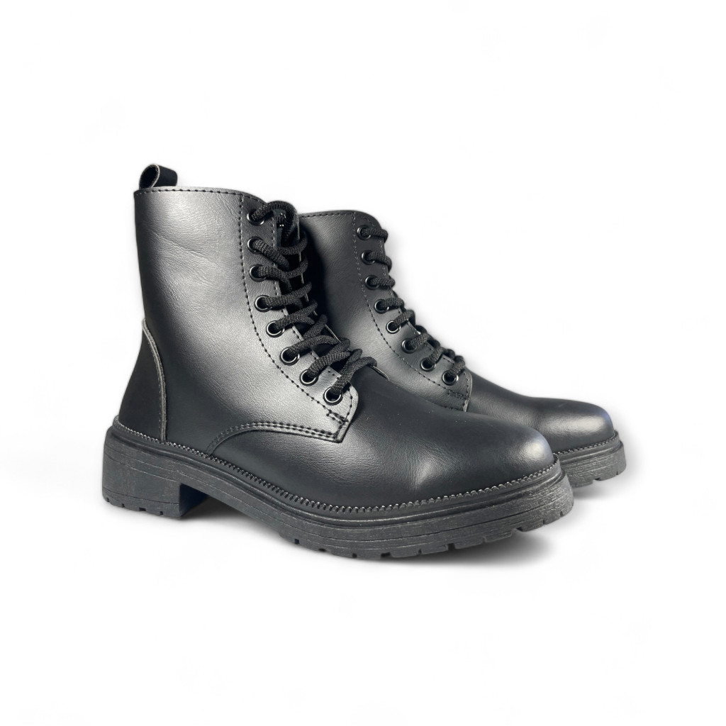 Bota Coturno Sola Baixa Estilo Coturno
