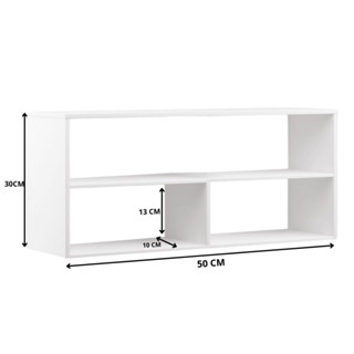 Nicho Com Prateleira e Divisória Cozinha Quarto Sala Mdf Branco Suporte Invisível em Oferta na Shopee