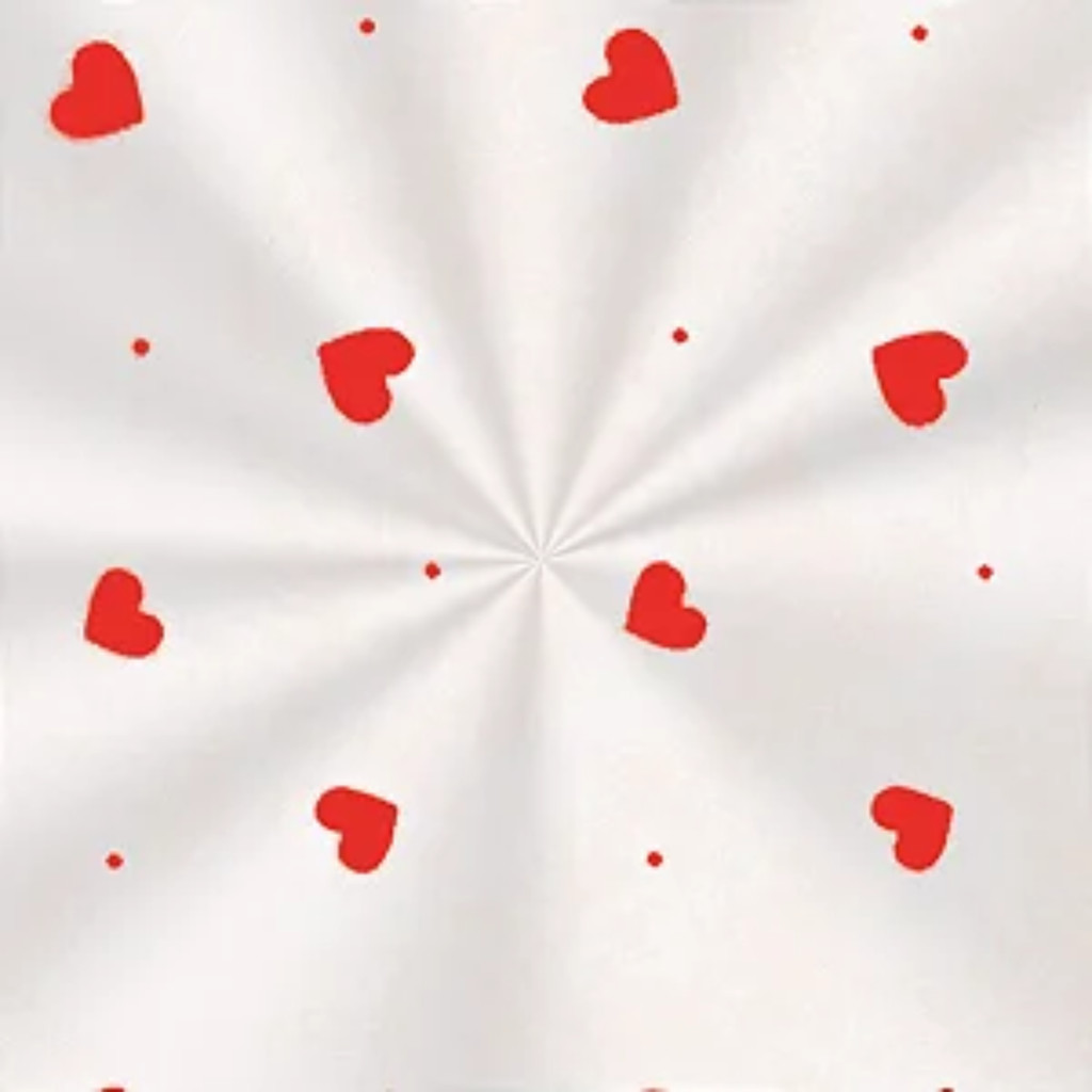 Saco Decorado Love Vermelho - 11x19,5cm - 100 unidades - Cromus - Rizzo Embalagens - Home & Living