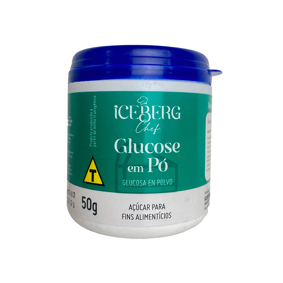 Glucose em Pó 50g - 01 unidade - Iceberg - Rizzo Confeitaria