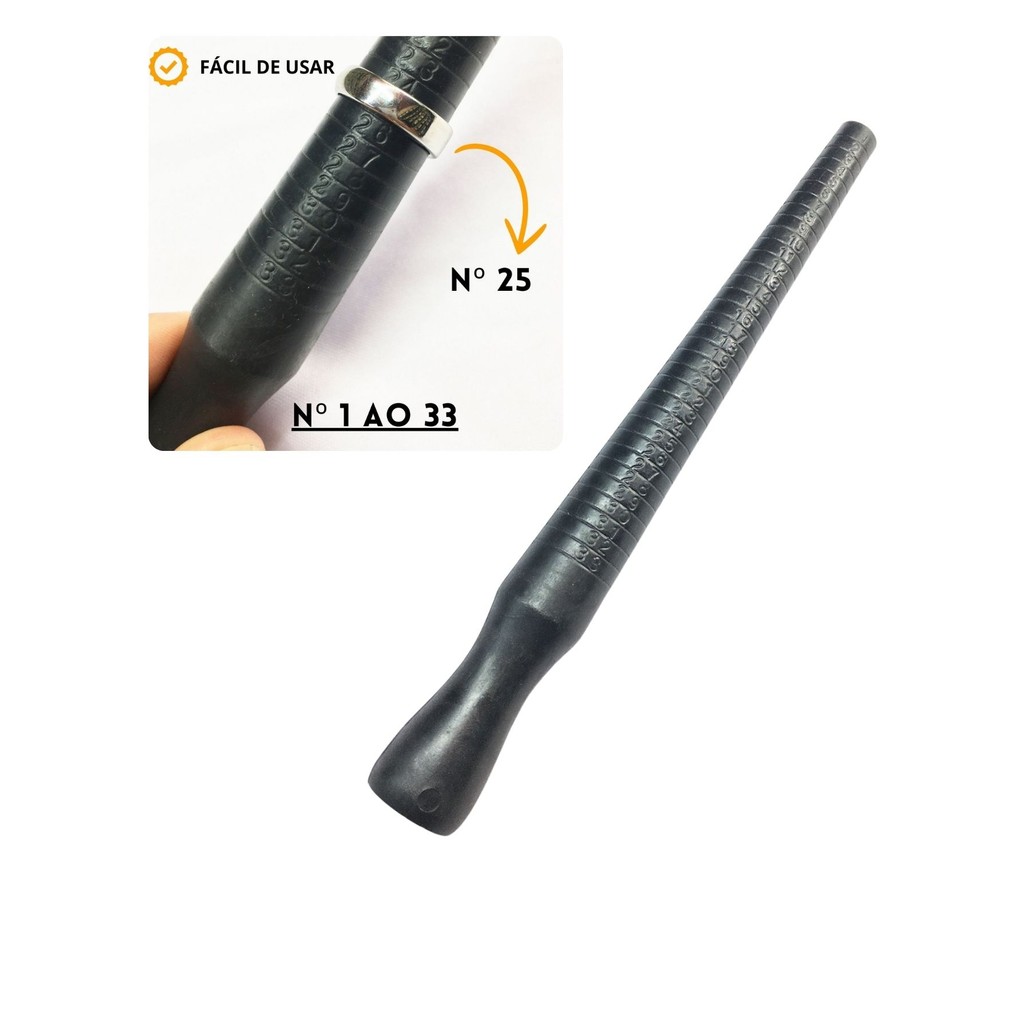 Bastão Plástico Pau de Medir Anel Aliança Medidas 1º à 33º Premium Medidor em Oferta na Shopee