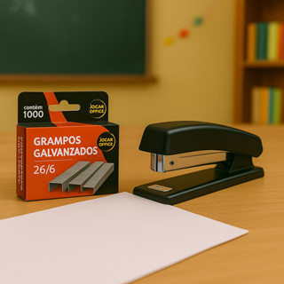 Kit com  8/6/4/2/1 Caixinhas de Grampo com 1000 grampos para Grampeador 26/6 em Oferta na Shopee