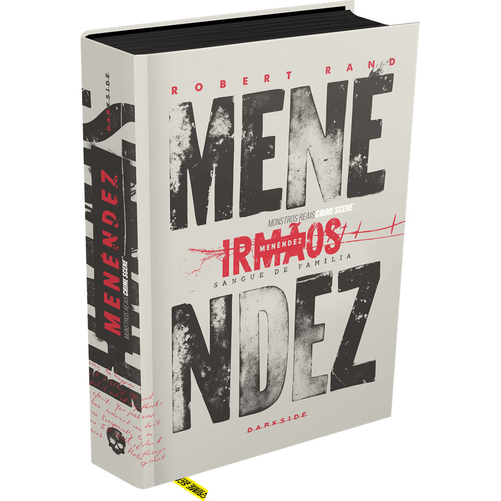 Capa do livro Livro - Irmãos Menéndez: Sangue de Família - por Robert Rand - Editora Darkside -
